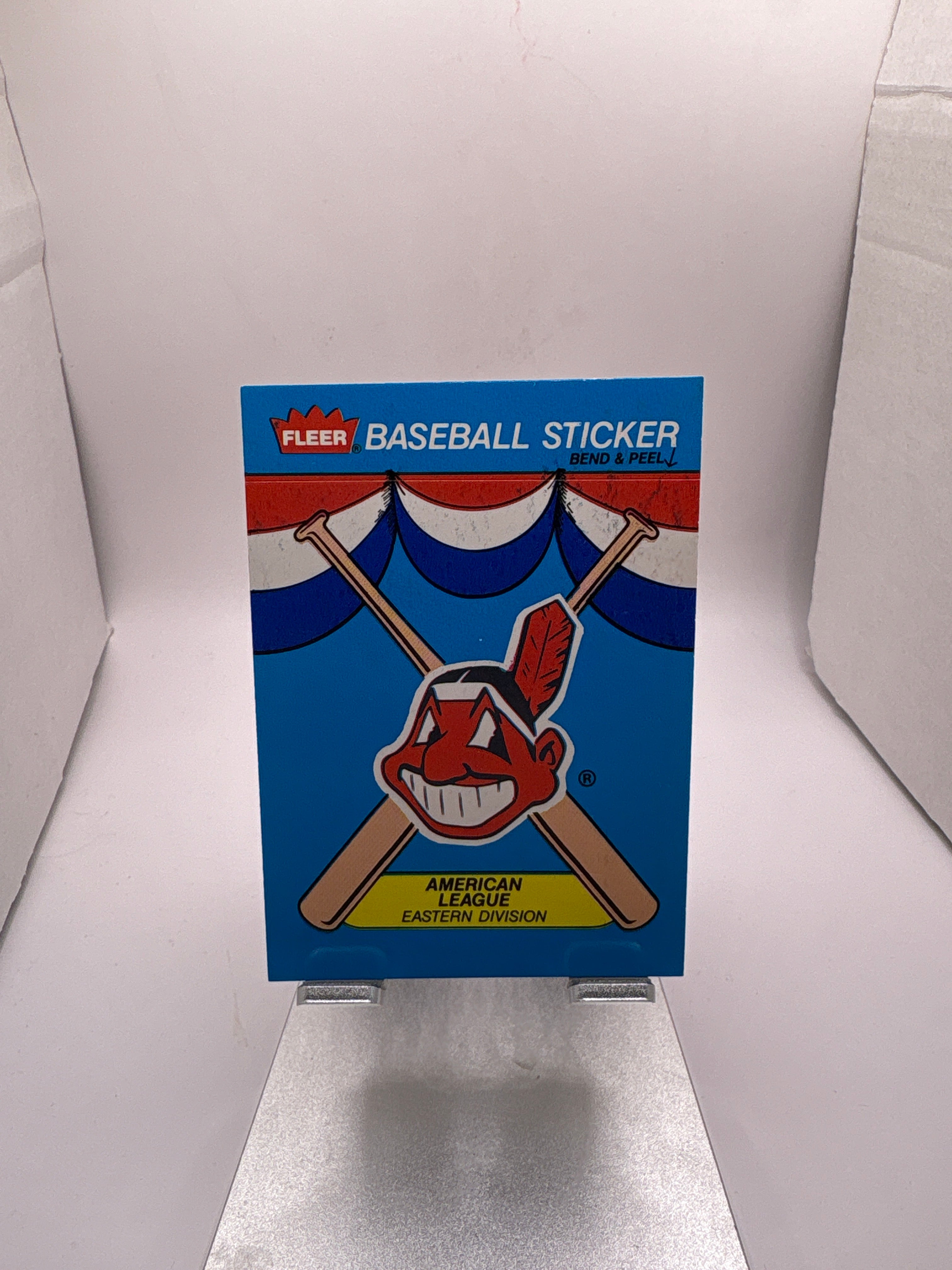 Fleer Cleveland Indians Baseball Sticker Main image