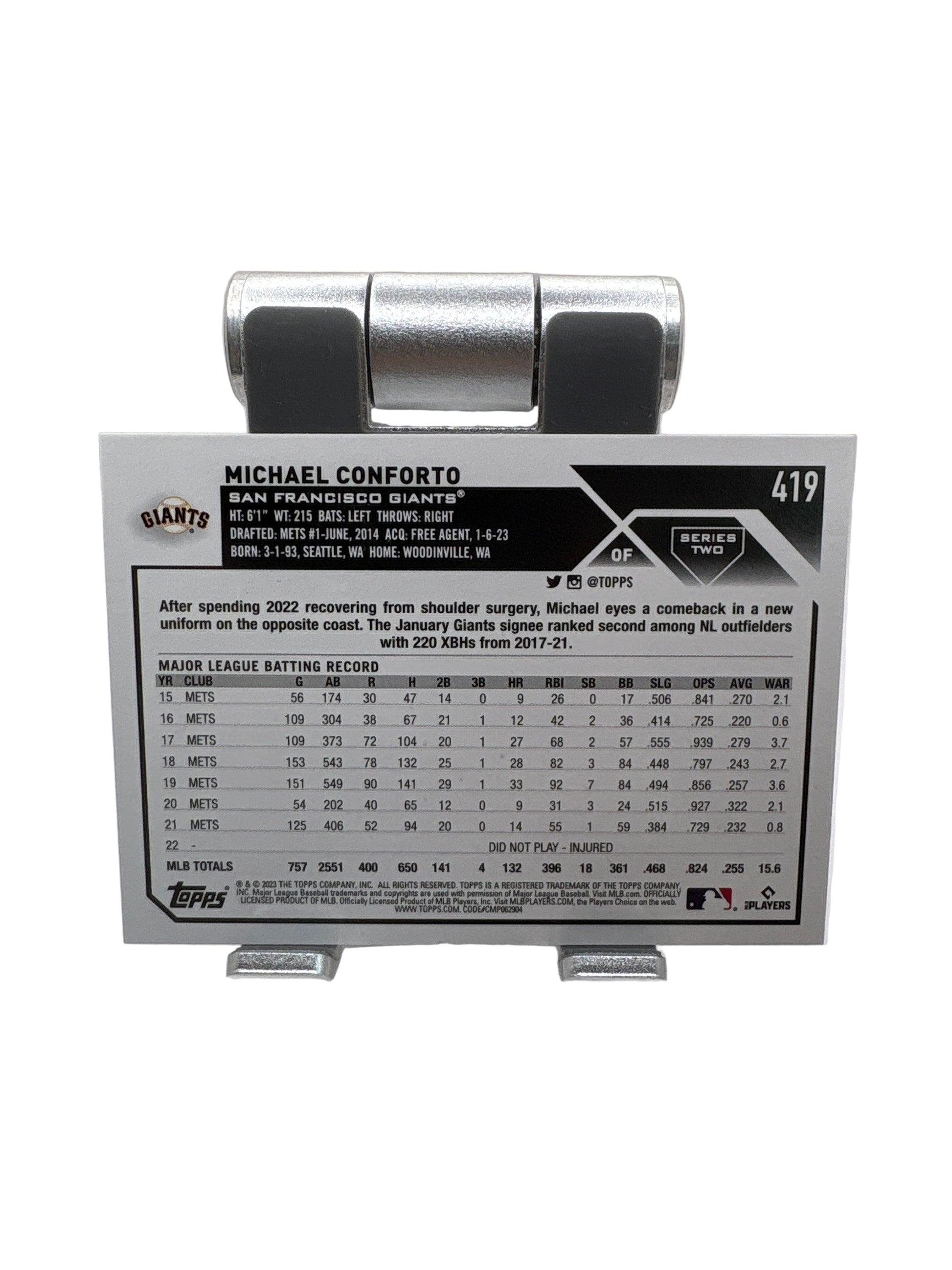Topps Michael Conforto