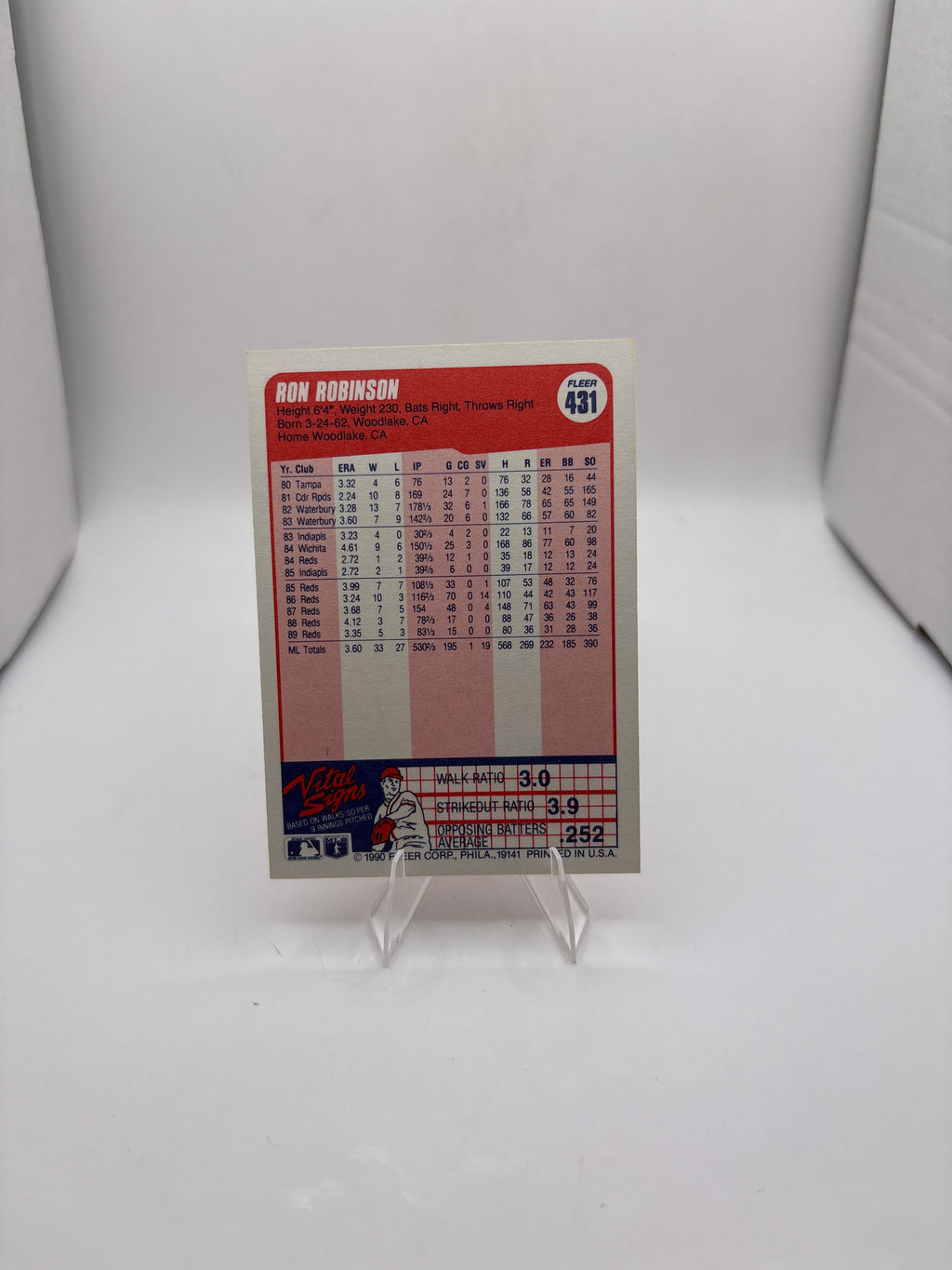 Fleer Ron Robinson