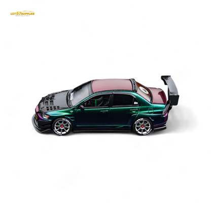 Findclassically Mitsubishi Lancer Evolution IX Chameleon With Carbon Bonnet 1:64