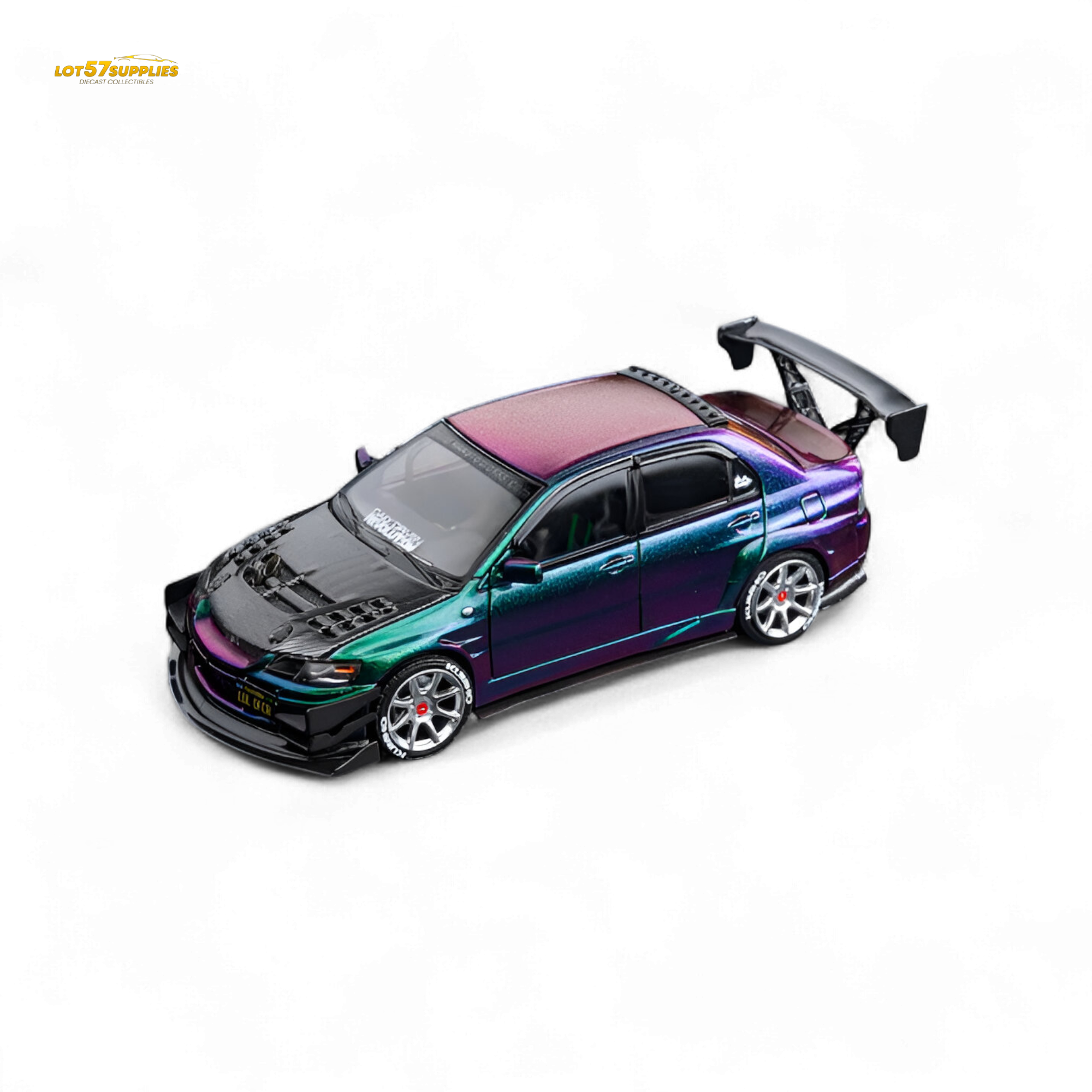 Findclassically Mitsubishi Lancer Evolution IX Chameleon With Carbon Bonnet 1:64