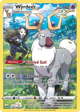 Wyrdeer TG06/TG30 - SWSH10 Astral Radiance Trainer Gallery Holofoil