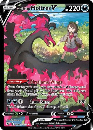 Galarian Moltres V TG20/TG30 - SWSH10 Astral Radiance Trainer Gallery Holofoil