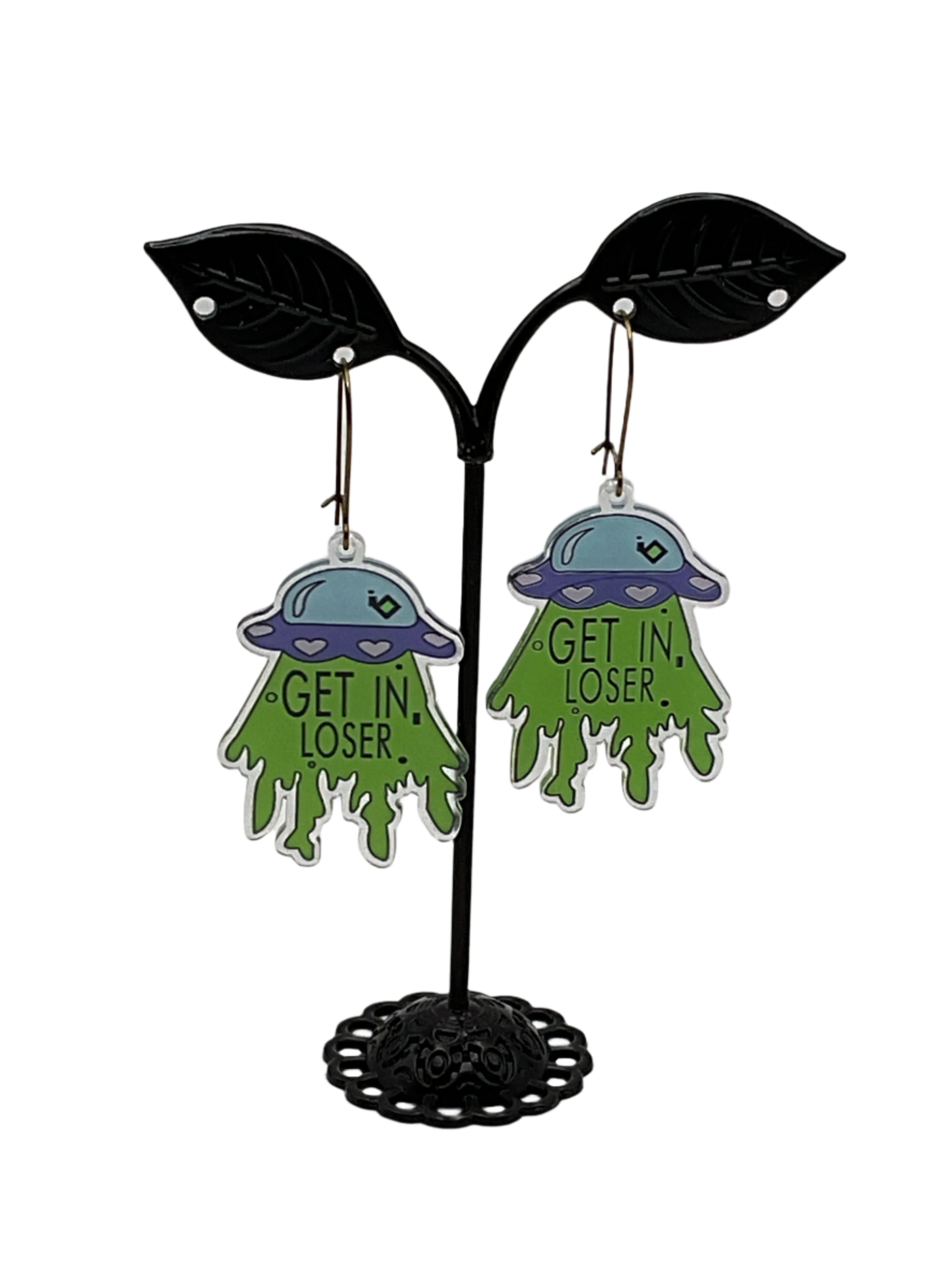 UFO earrings