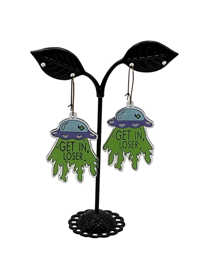 UFO earrings Hover Image