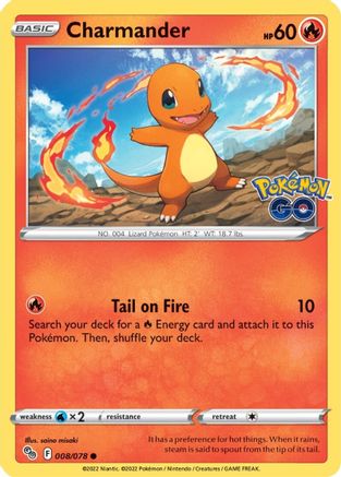 Charmander 008/078 - Pokemon GO Main image
