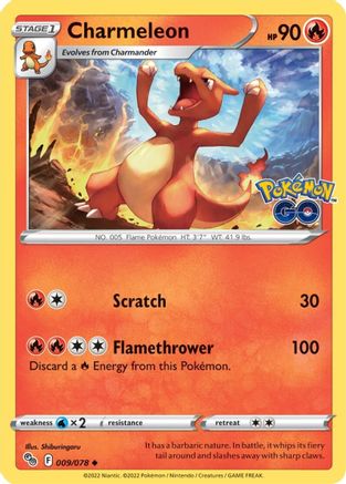 Charmeleon 009/078 - Pokemon GO Main image