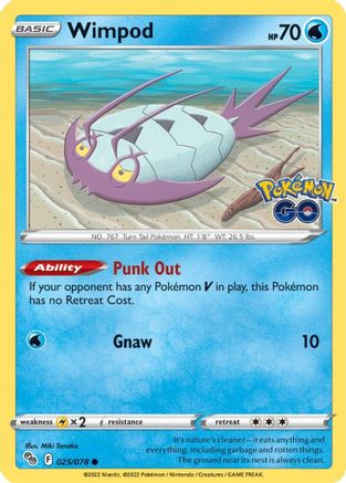 Wimpod 025/078 - Pokemon GO Main image
