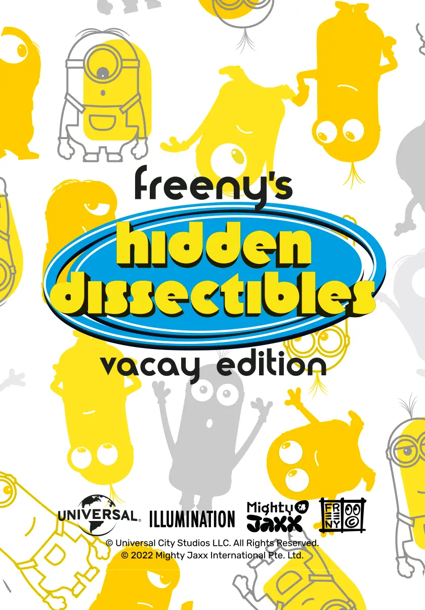 Freeny's Hidden Dissectibles Minions Series 01 - Vacay Edition Blind Box (1 Blind Box)
