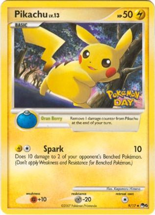 Pikachu (Pokemon Day Stamped) 009 - POP Series 6 Main image