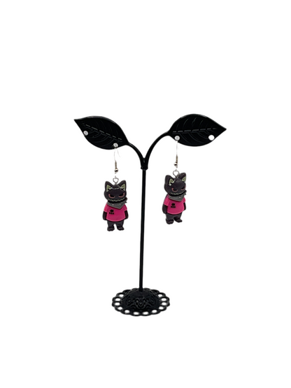 Cat earrings
