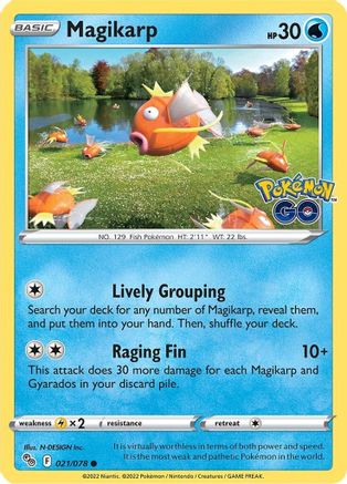 Magikarp 021/078 - Pokemon GO Main image