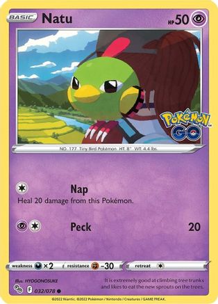 Natu 032/078 - Pokemon GO Main image