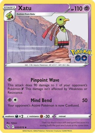 Xatu 033/078 - Pokemon GO Main image
