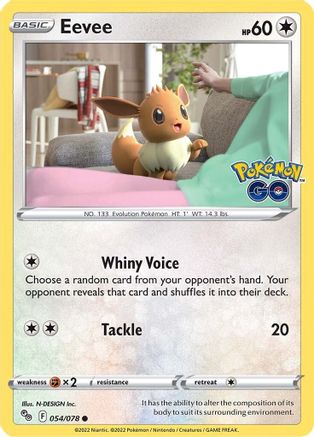 Eevee 054/078 - Pokemon GO Main image