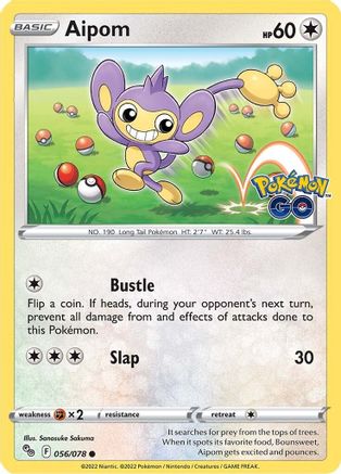 Aipom 056/078 - Pokemon GO Main image
