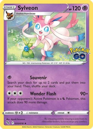 Sylveon 035/078 - Pokemon GO Holofoil Main image