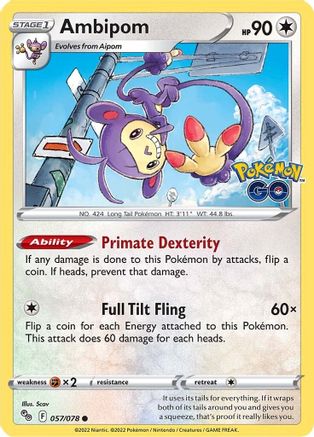 Ambipom 057/078 - Pokemon GO Main image