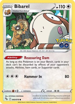 Bibarel 060/078 - Pokemon GO Main image