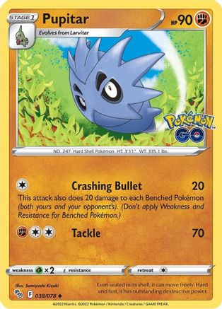 Pupitar 038/078 - Pokemon GO Main image