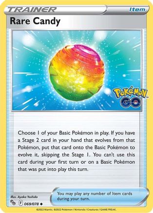 Rare Candy 069/078 - Pokemon GO Main image