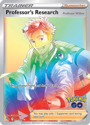 Professor's Research (Secret) 084/078 - Pokemon GO Holofoil Main image