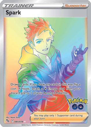 Spark (Secret) 085/078 - Pokemon GO Holofoil Main image