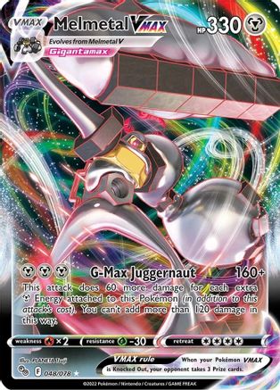 Melmetal VMAX 048/078 - Pokemon GO Holofoil Main image