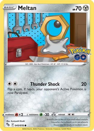 Meltan 045/078 - Pokemon GO Reverse Holofoil Main image