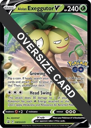 Alolan Exeggutor V SWSH225 - Jumbo Cards Holofoil Main image