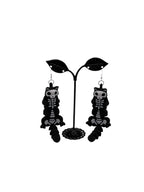 Raccoon Skeleton Earrings