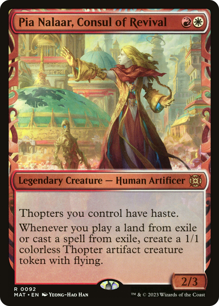 Pia Nalaar, Consul of Revival (MAT-092) - March of the Machine: The Aftermath: (Showcase)