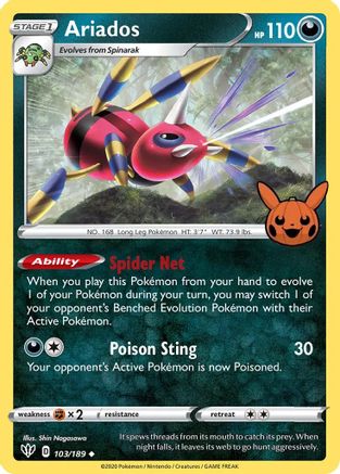 Ariados 103/189 - Trick or Trade BOOster Bundle Main image