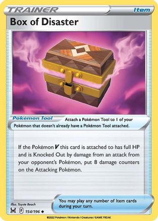 Box of Disaster 154/196 - SWSH11 Lost Origin Reverse Holofoil Main image