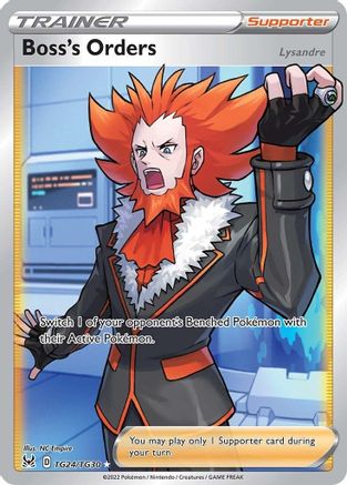 Boss's Orders TG24/TG30 - SWSH11 Lost Origin Trainer Gallery Holofoil