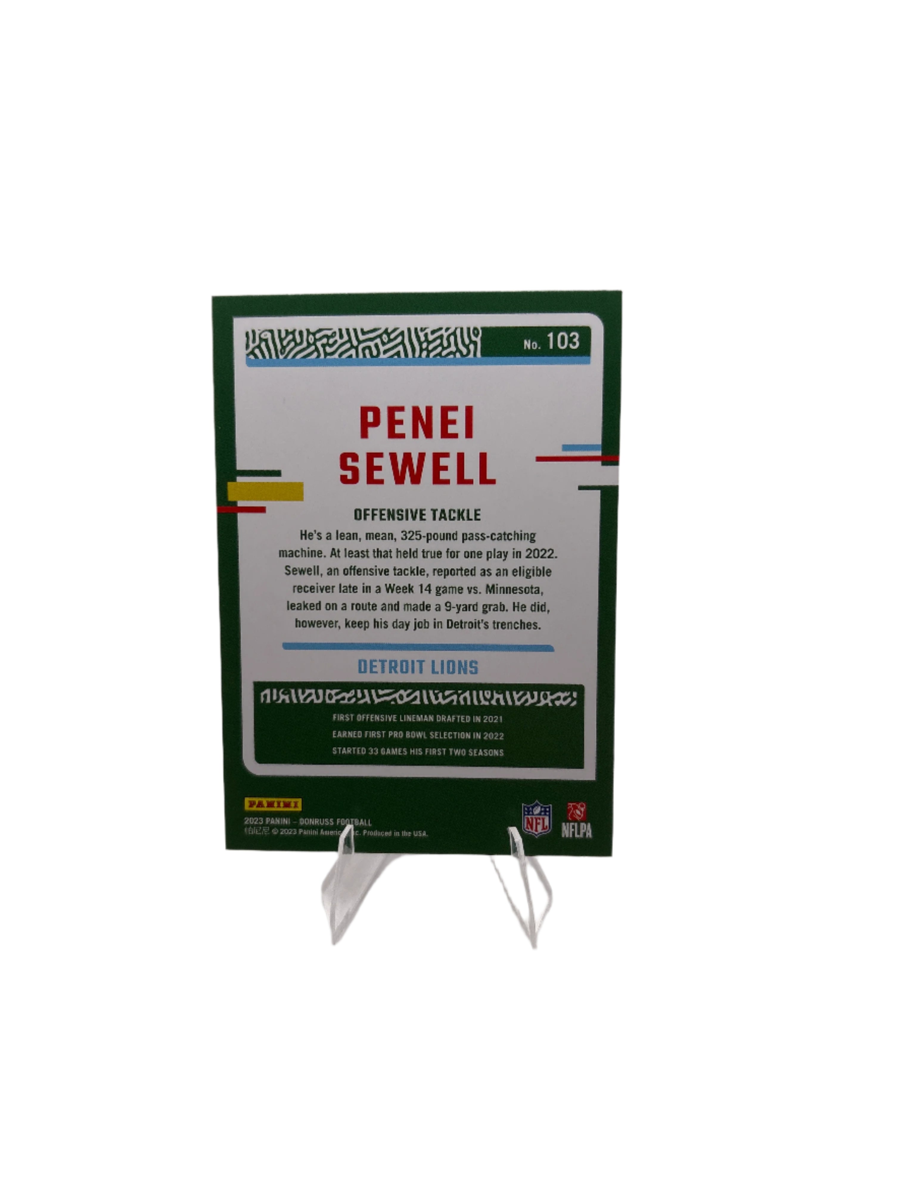 Donruss Penei Sewell