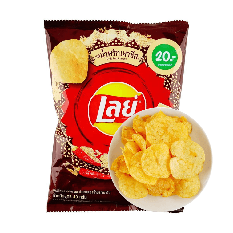 【Exclusive Thai Flavor】 Lays Potato Chips, Thai Chili Cheese Flavor, 1.41 oz Main image