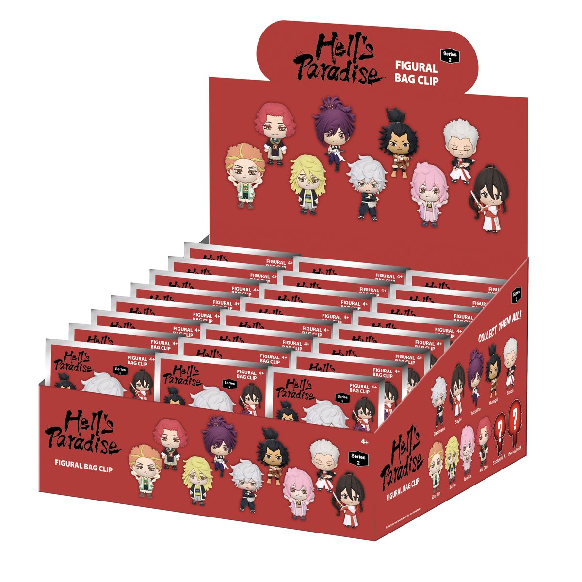 Hell's Paradise Series 2 3D Foam Bag Clip Blind Bag Main image