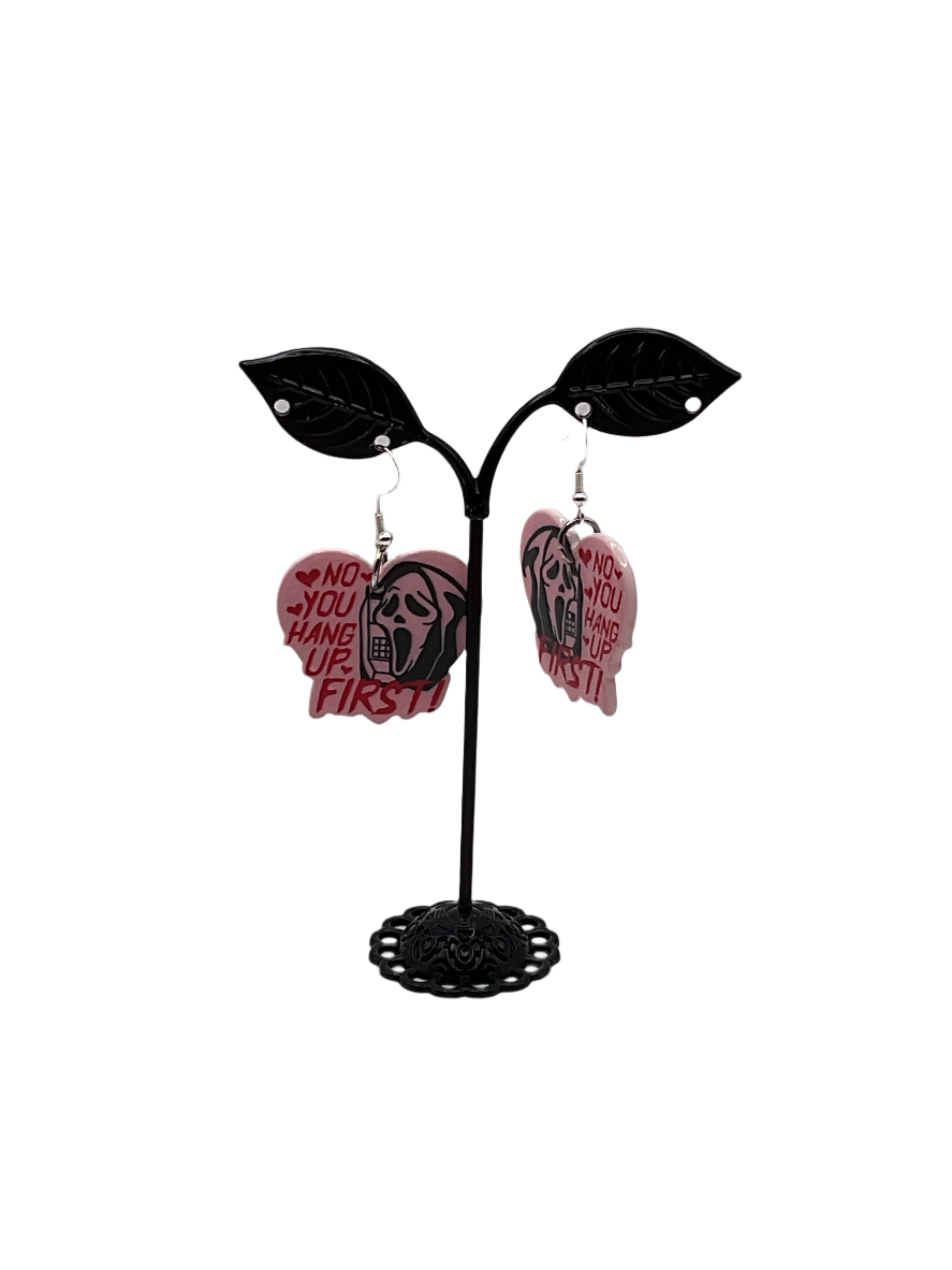 Pink Scream Earrings