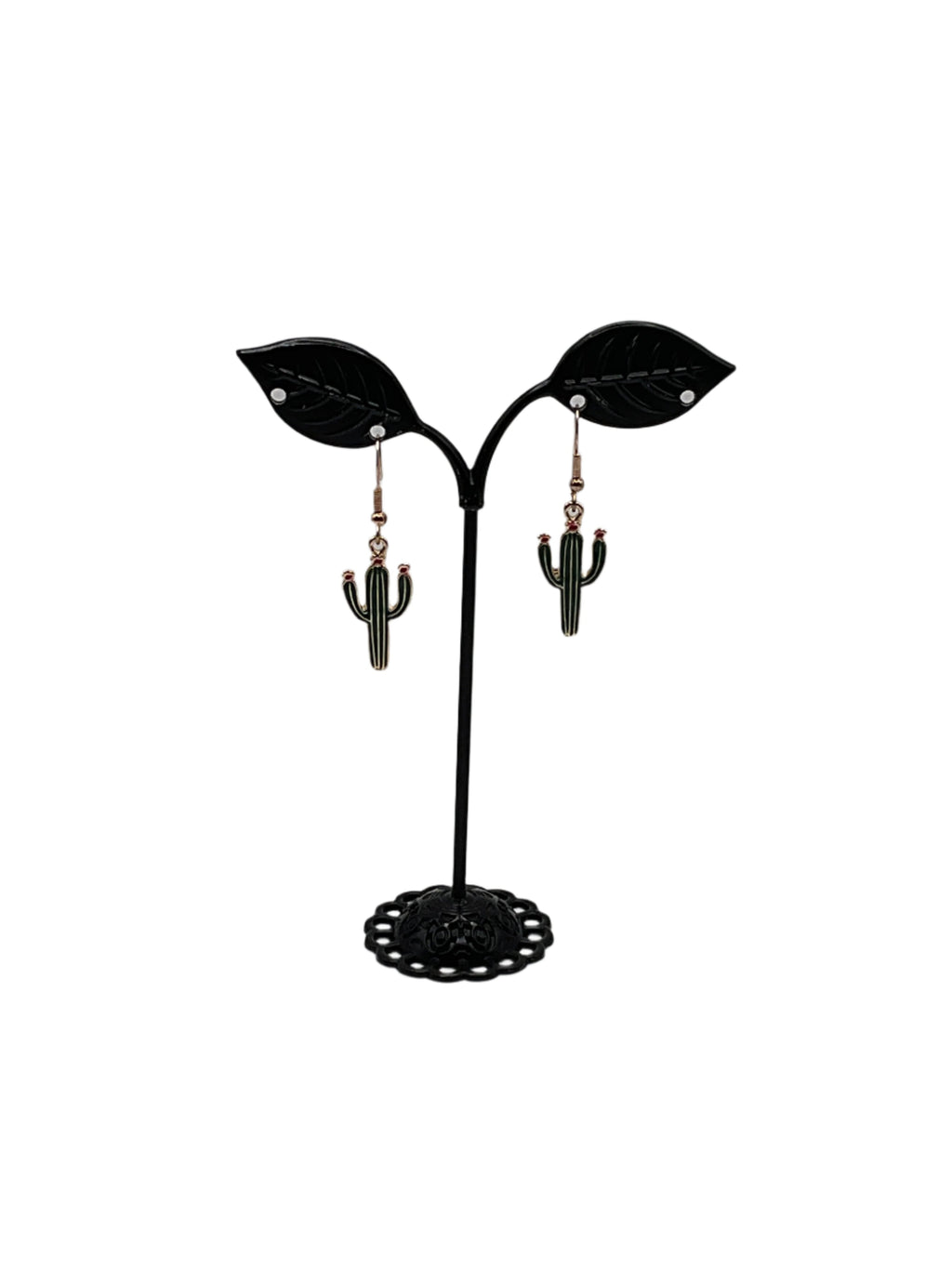 Cactus with flower Earrings