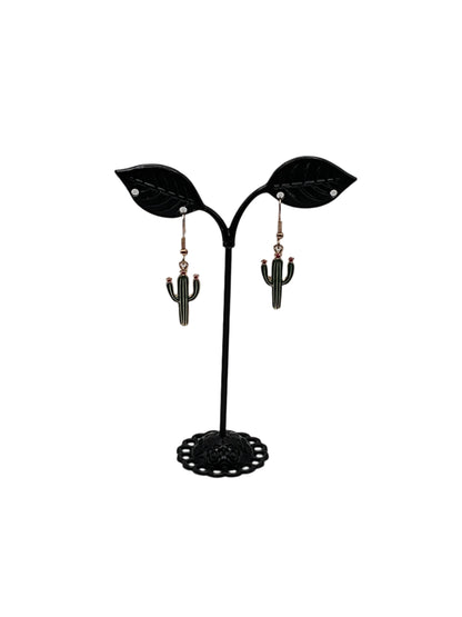Cactus with flower Earrings