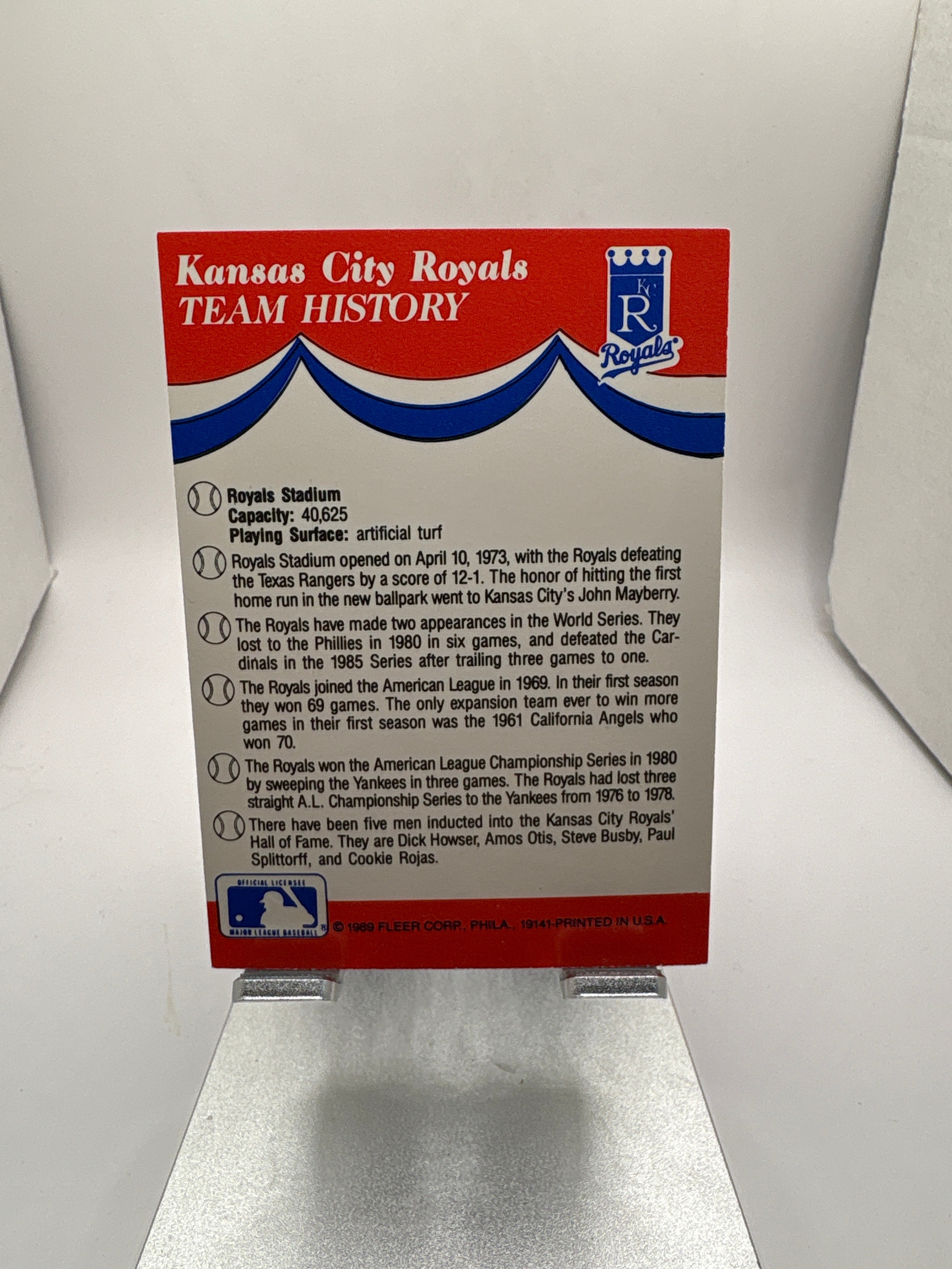 Fleer Cleveland Indians Detroit Tigers Kansas City Royals Milwaukee Brewers Baseball Stickers