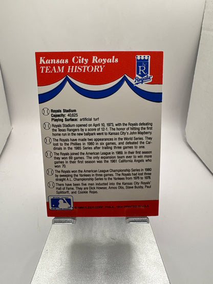 Fleer Cleveland Indians Detroit Tigers Kansas City Royals Milwaukee Brewers Baseball Stickers