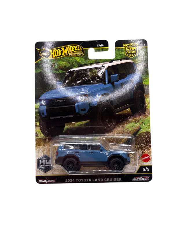 Hot Wheels 2024 Toyota Land Cruiser Diecast blue Hover Image