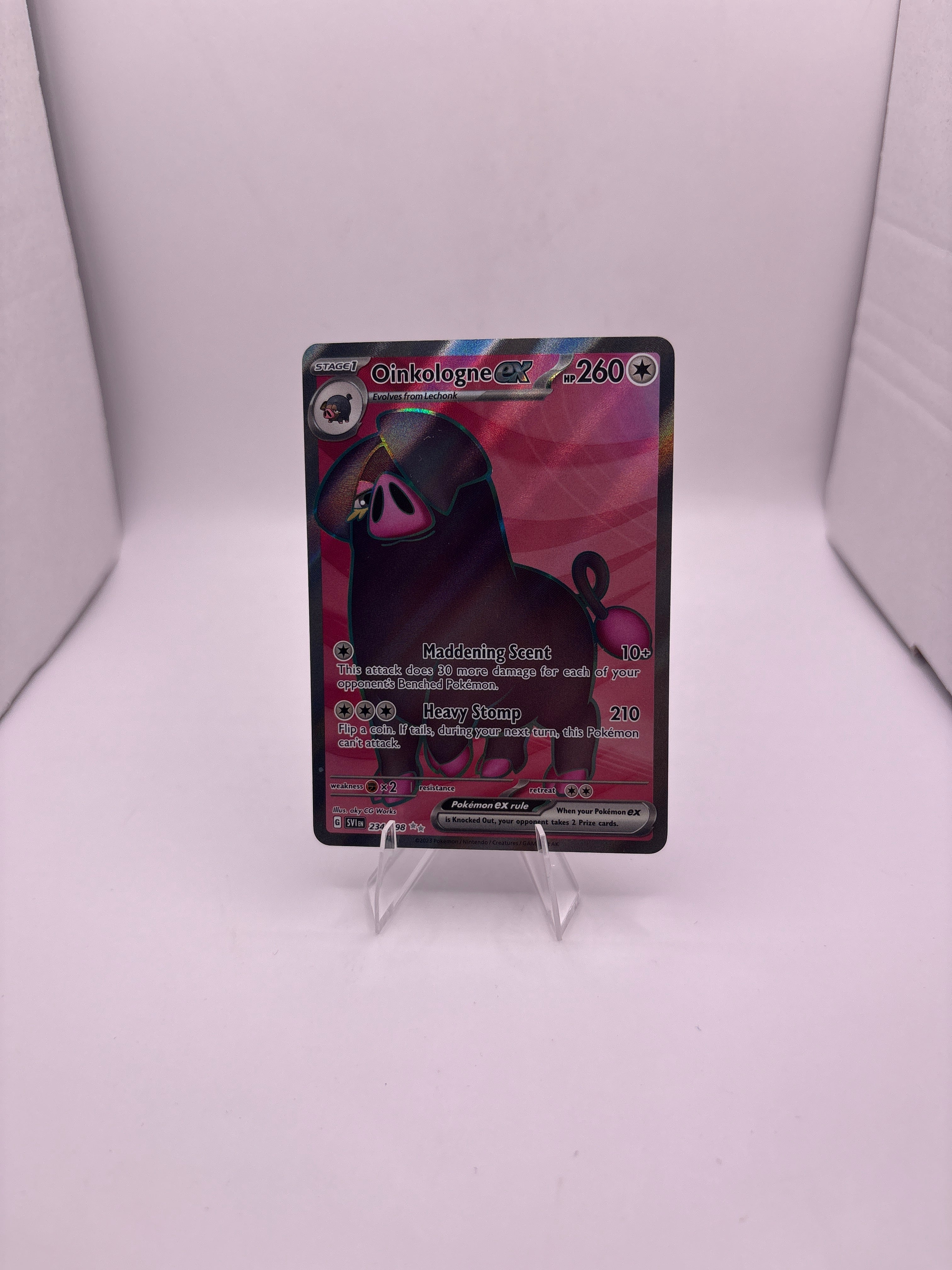 Pokemon Oinkologne ex Main image