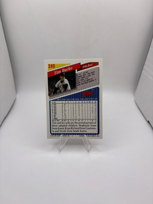 Topps Tim Burke