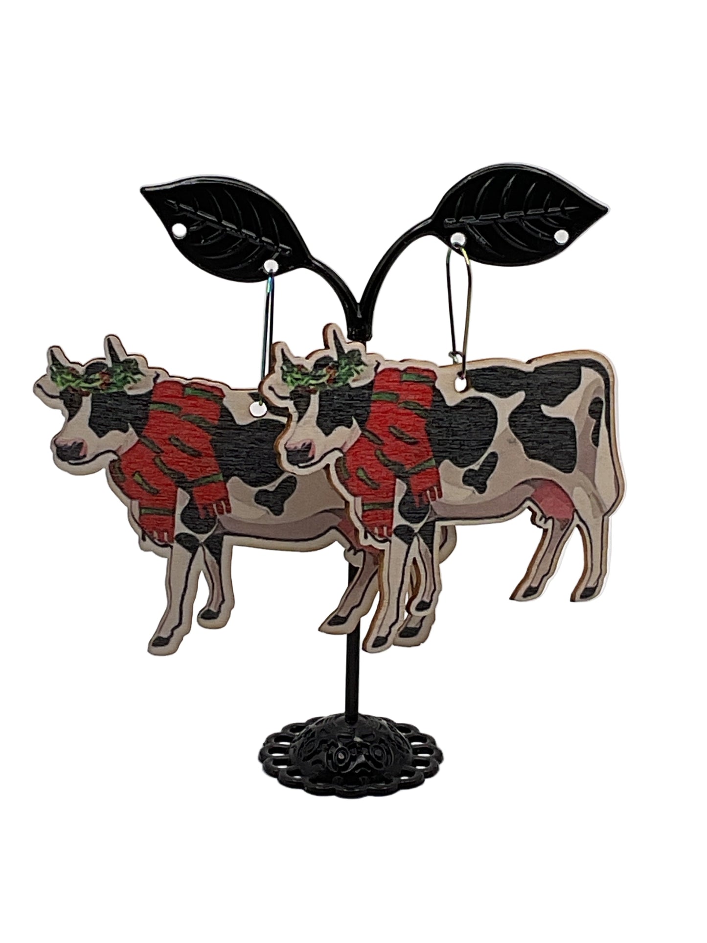 Country Christmas Earrings
