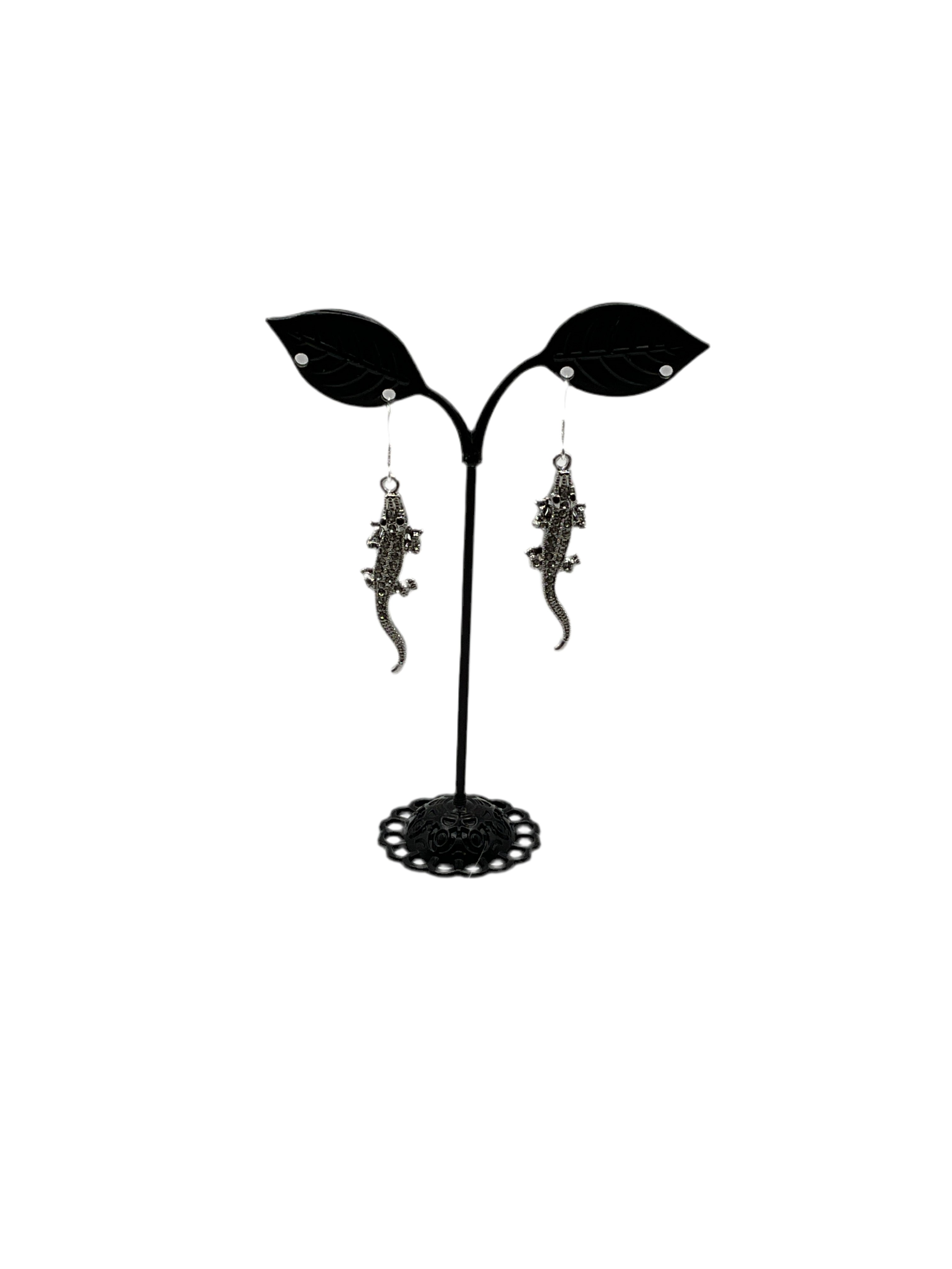 Shiny Alligator Earrings