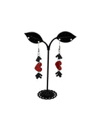 Arrow through a heart earrings