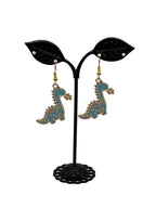 Dinosaur earrings
